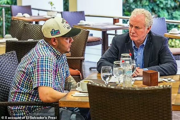 "Salted" drinks shown on the table with Garcia and Sen Van Hollen sparked outrage on the Right.

Hollen says "Water glasses were on the table. Later, someone brought two glasses with salted brims were placed on the table. There appeared to be less liquid in Garcia's glass to make it appear he drank from it. Someone took a photo and the glasses were removed. No one ever drank from them so I don't know for sure what was in them."