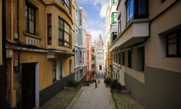 Una imagen del centro de A Coruña. (Carmen Martinez Torron / Getty Images)
