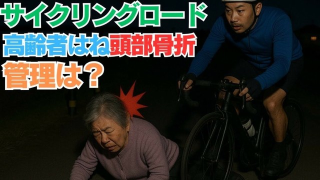 【サイクリングロードで自転車は徐行？】サイクリングロードで自転車と歩行者が衝突…歩行者は頭部骨折・福島