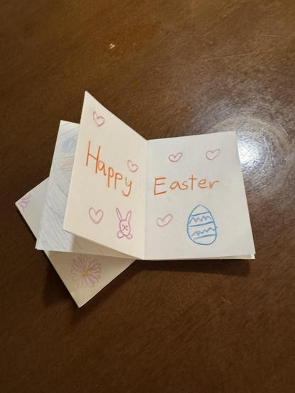 Happy Easter single sheet foldable comic