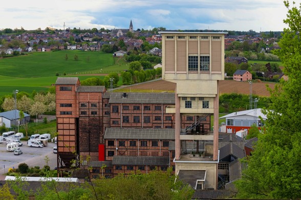 Coal mine in Blégny, Belgium .
