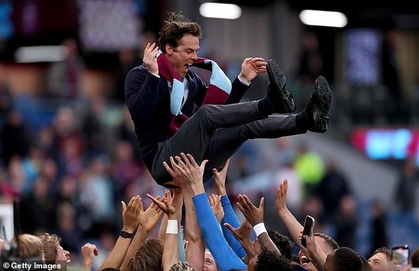 Scott Parker's Burnley earned Premier League promotion after beating Sheffield United 2-1