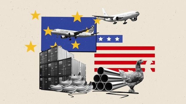 Gewinner und Verlierer: Das langjährige Handelsgefecht zwischen den USA und der EU