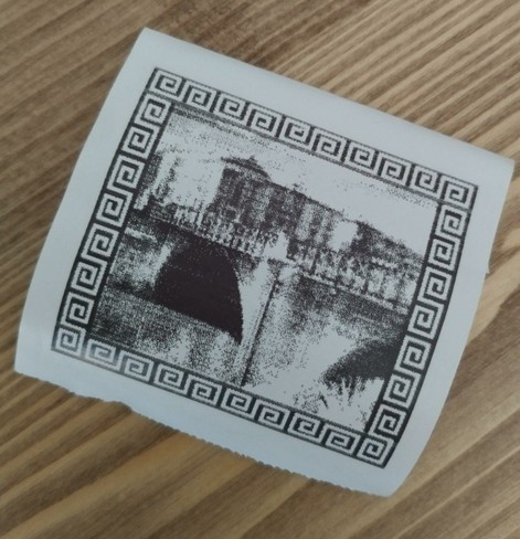 Foto imprimida con GameBoy Camera del Puente de los Peligros de Murcia