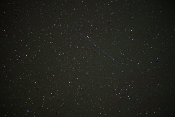 Second satellite image. Trail fades to invisibility in right half of image.