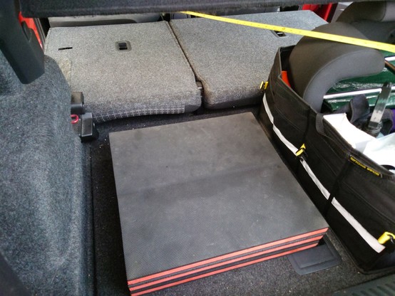 view from rear hatchback