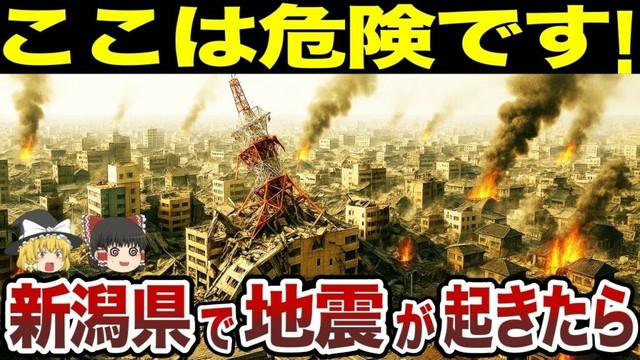 【日本地理】新潟県で地震が起きたら危険な市町村ランキング【ゆっくり解説】
