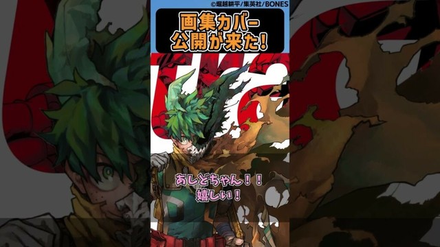 画集カバー公開が来た!に対する読者の反応集【僕のヒーローアカデミア】