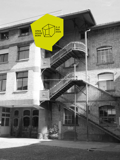 Eingang Filmhaus Bern und Logo vom Open House Bern