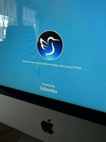 Bootbildschirm von Lubuntu