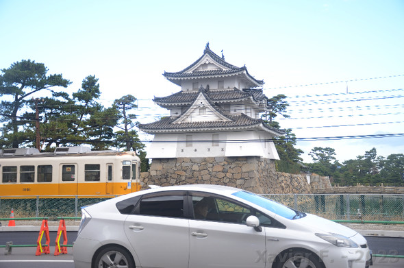 Mes photos - Takamatsu - vu sur une tour d'observation et du train local