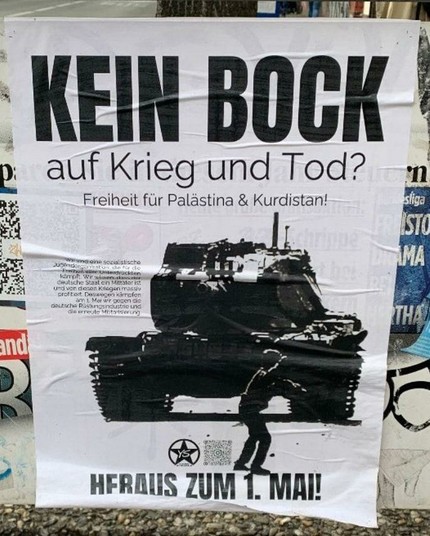 Kein Bock auf Krieg und Tod? Heraus zum 1. Mai!

2025

#keinbockaufkrieg #antiwar #nowar #r1mb #b0105 #berlinposter #politicalposter