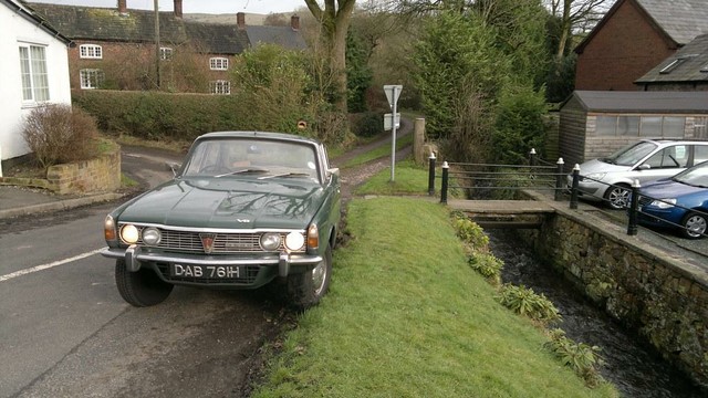 A photo titled "Rover Three Thousand Five", taken near Bridge 2, Kiln Hall Farm by EthelRedThePetrolHead on Flickr.