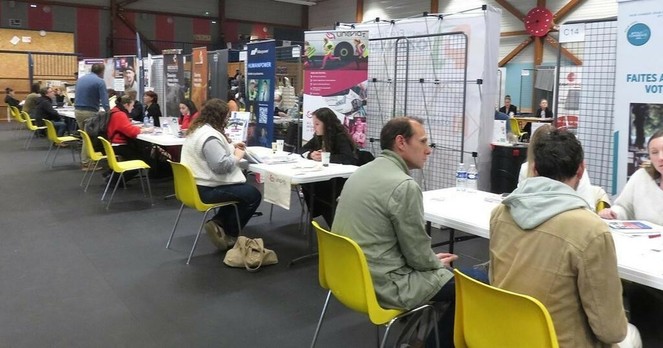 Près de Rennes, au Forum emploi Cesson 75 exposants et plus de 900 visiteurs