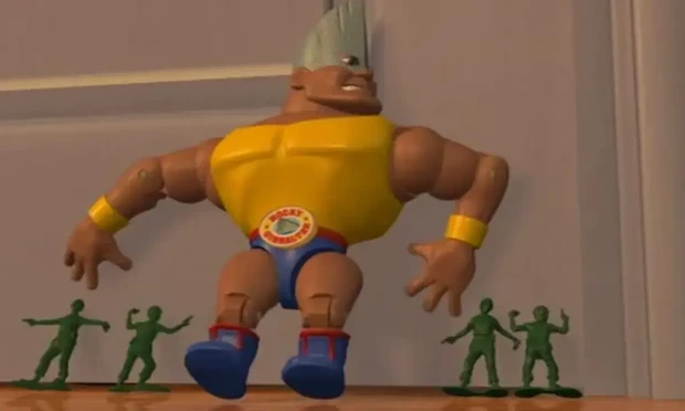 Rocky Gibraltar, el personaje de Toy Story que hace un guiño a la colonia inglesa en la Península. (PIXAR)