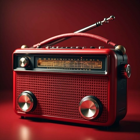 Red radio art
