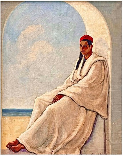 Male Beauty in Art: "Tunisian Young Man by Porter Woodruff"