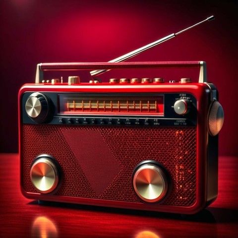 Red radio art