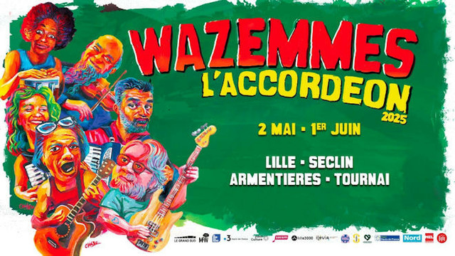 Le Festival Wazemmes l’Accordéon aura lieu du 02 mai au 01 juin 2025