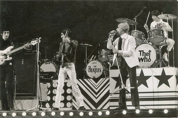 May 1 1966 The Who at the New Musical Express Poll Winners concert at the Empire Pool in Wembley.