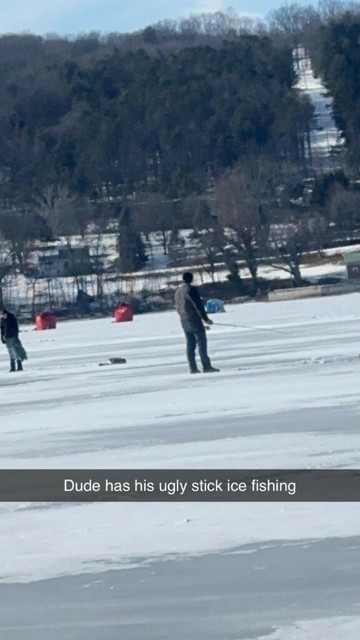 Ugly stick ice fishing 🎣 #WNY