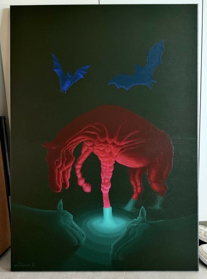 "Subordinazione" la mia immagine di olio