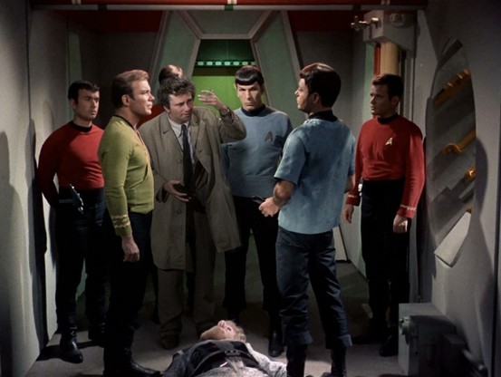 Columbo in a scene from TOS