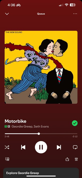 Motorbike by Geordie Greep