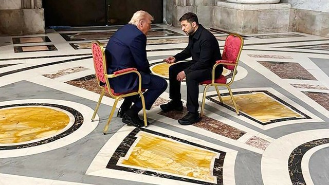 Wolodymyr Selenskyj : Selenskyj nennt Gespräch mit Trump im Vatikan das beste überhaupt