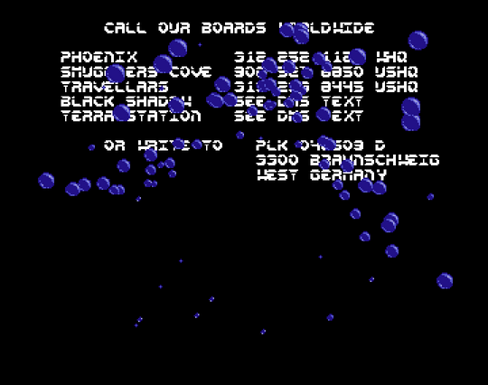 Screenshot of "The Brain Blasters" - Crack: Tarkus Team (TT) - Published by Ubi Soft on Commodore Amiga (1990)