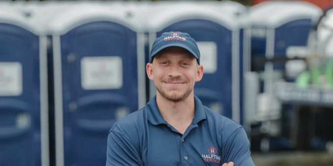 He Quit His Corporate Job to Empty Portable Toilets and Loves It