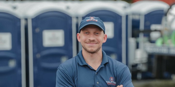 He Quit His Corporate Job to Empty Portable Toilets and Loves It