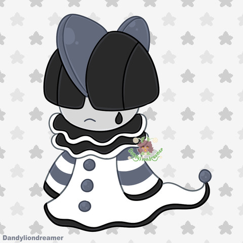 the pokemon ralts redesigned to look like a mime!

her head hair is colored black, her fins are colored a dark grey, her face is a light grey with a single black tear on the right side

there are 2 black neckfrills with white rims, her dress is white with sleeves that are striped grey and white with black rims, there are 3 dark grey pompoms down the middle and at the end tail of the dress

The Alt text is Done Now!

Extra Tags:
 #artistonbsky #artistsonbluesky #artshare #artsky #ocsk #ocart #promosky #promo #artmutuals #artmoots #moots #mutuals #artist #artwork #digitalart #digitaldrawing #digitalillustration #illustration #humanartist #humanmadeart #humanart #sfwart #sfw #smallartist #smallbusiness #queerartist #lgbtartist #clipstudiopaint #supportartists #noai #antiai
