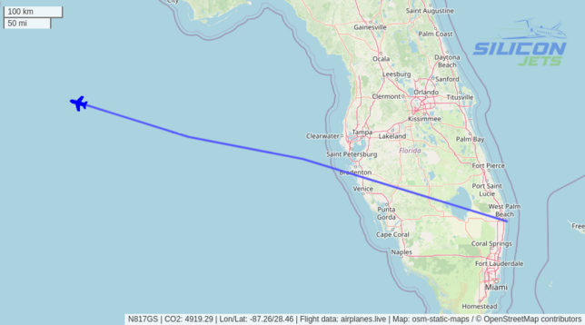 N817GS since Mon May 05 2025 17:41:15 GMT+0000 (Coordinated Universal Time)