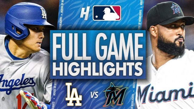 ロサンゼルスドジャースvsマイアミマーリンズ - フルゲームのハイライト| 2025年5月5日MLBシーズン