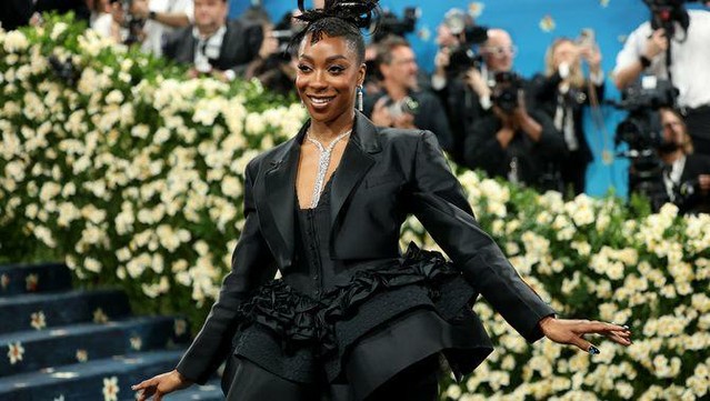 Ego Nwodim posa a la Met Gala (REUTERS/Mario Anzuoni)
