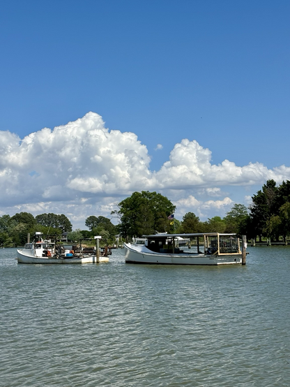 Workboats at the dock on shipping creek