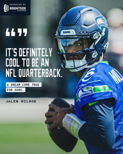 "It's definitely cool to be an NFL quarterback. A dream come true for sure." - Jalen Milroe