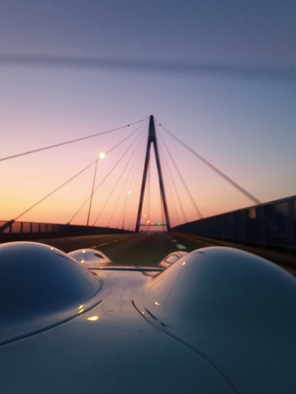 Le pont de st Nazaire vue du velo