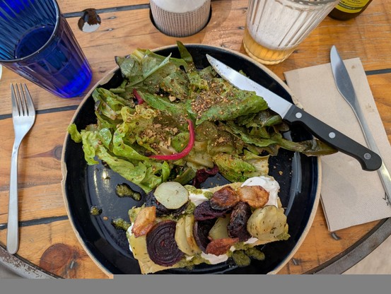 Vegan foccacia in Marseille