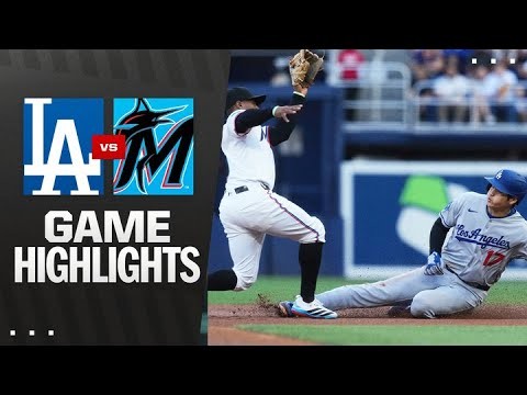 ドジャースvs.マーリンズゲームのハイライト（5/7/25）| MLBのハイライト