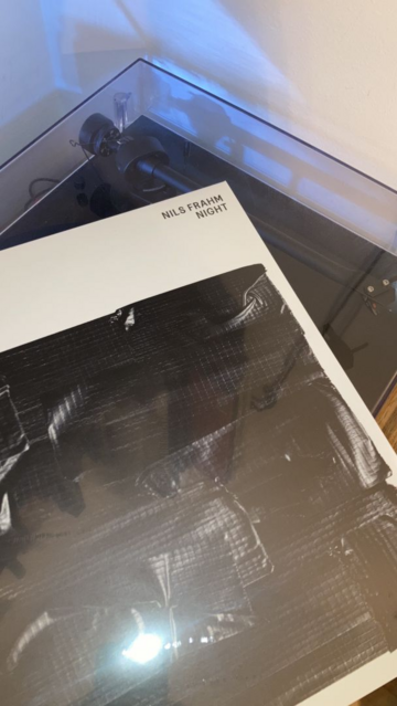 Vinyl record of Nils Frahm's "Night" Album
