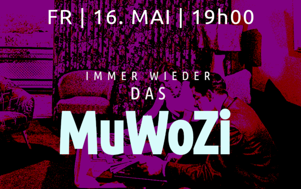Dunkles Bild mit Zeitschift lesenden, auf dem Sofa sitzenden Mann und Frau.
Hinweis aufs nächste Musikwohnzimmer, Freitag, 16. Mai, 19:00 Uhr.