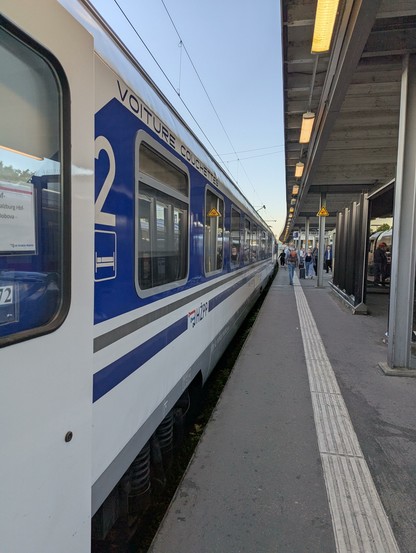 Couchette car of train operator HZPP