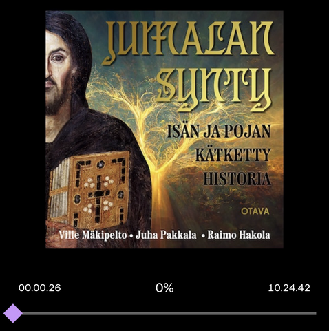 Kirjan Jumalan synty kansikuva BookBeatissa