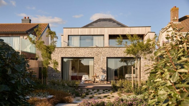 Une maison de bord de mer au style british sur la côte anglaise