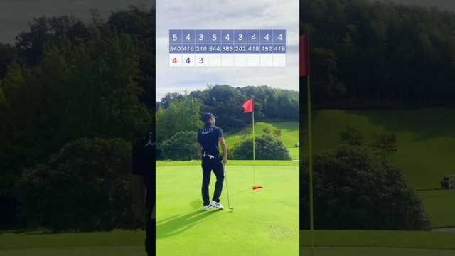 4〜6holes of serious golf #golf