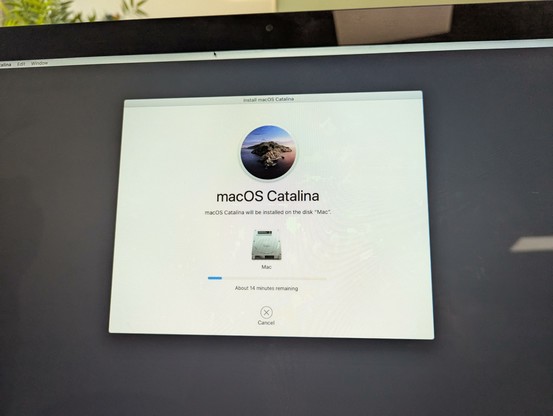 MacOS Catalina rescue/reinstall