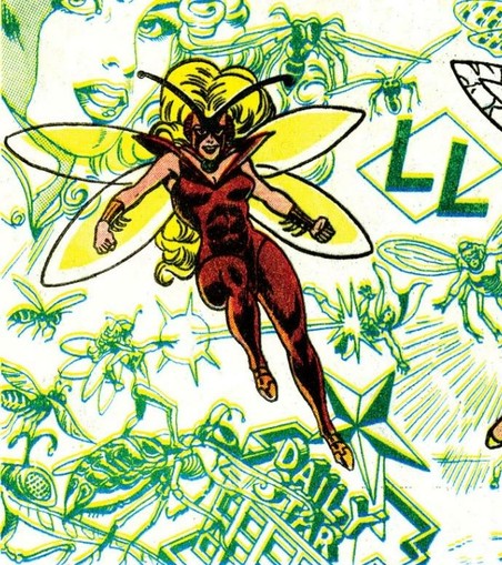 The Earth-2 Lana Lang as Insect Queen. Art by Howard Bender.