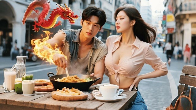 街邊炒飯小夥竟是世界上最後一個男人，女總裁穿越時空而來只為取精，小夥義不容辭抱起女總裁為人類繁衍做努力！#逆襲 #爽劇 #打臉 #全集